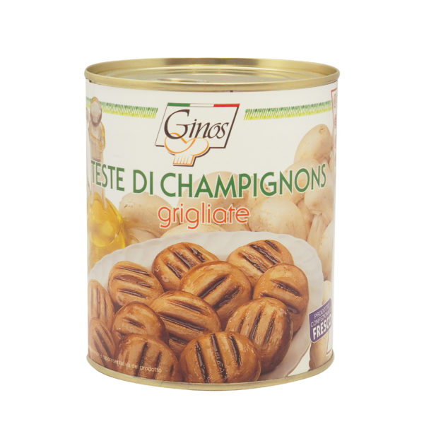 Teste di Champignon Grigliati, Cabezas de champiñón braseadas